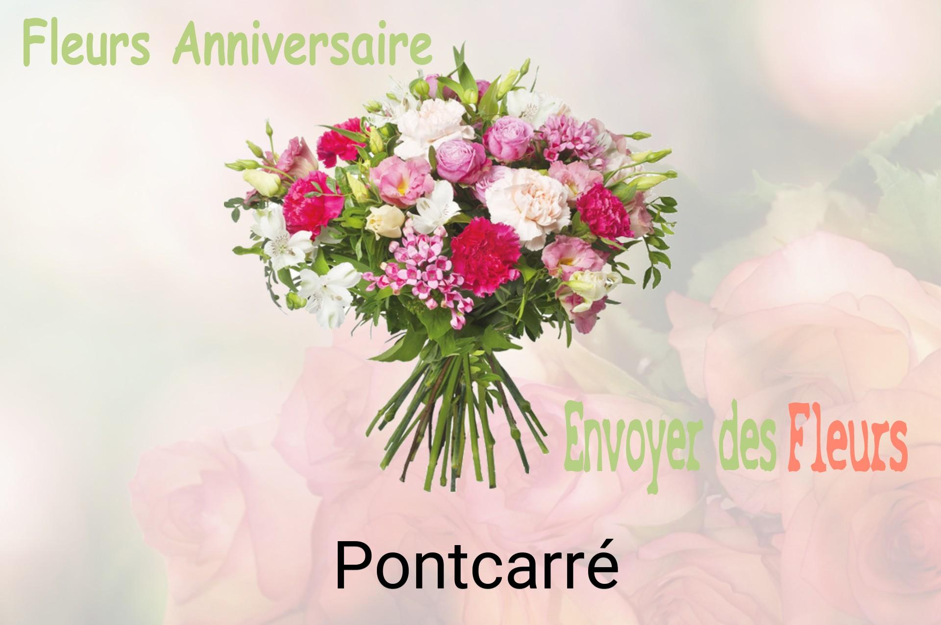 Bouquet de fleurs d’anniversaire livré à Pontcarré