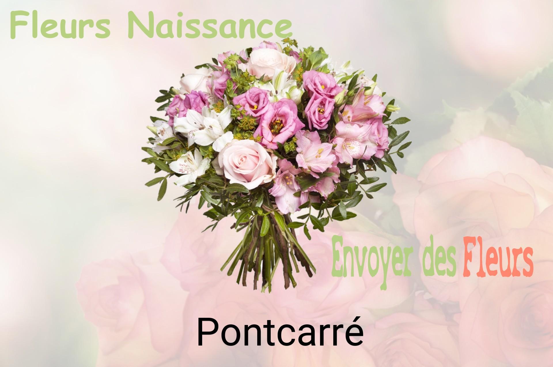 Bouquet de fleurs de naissance livré à Pontcarré